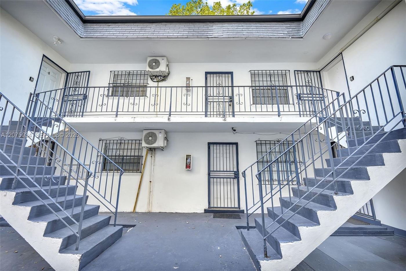 Courtyard and stairs